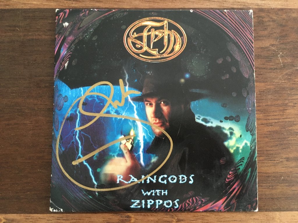 Cd PROMO Fish Raingods With Zippos GESIGNEERD ( Marillion ), Cd's en Dvd's, Cd's | Rock, Ophalen of Verzenden, Promo, Album, Progressive Rock