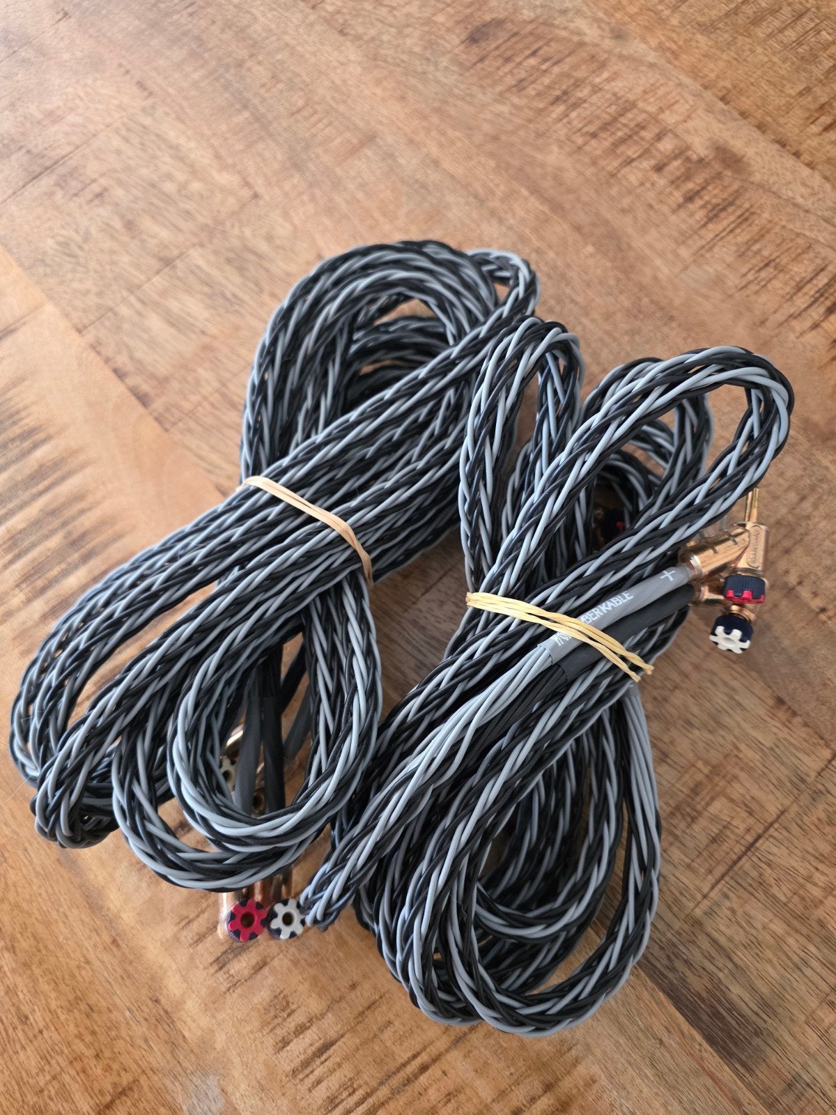 Kimber Kable 8VS met WBT-0645 banaanstekkers, Ophalen, 2 tot 5 meter, Luidsprekerkabel
