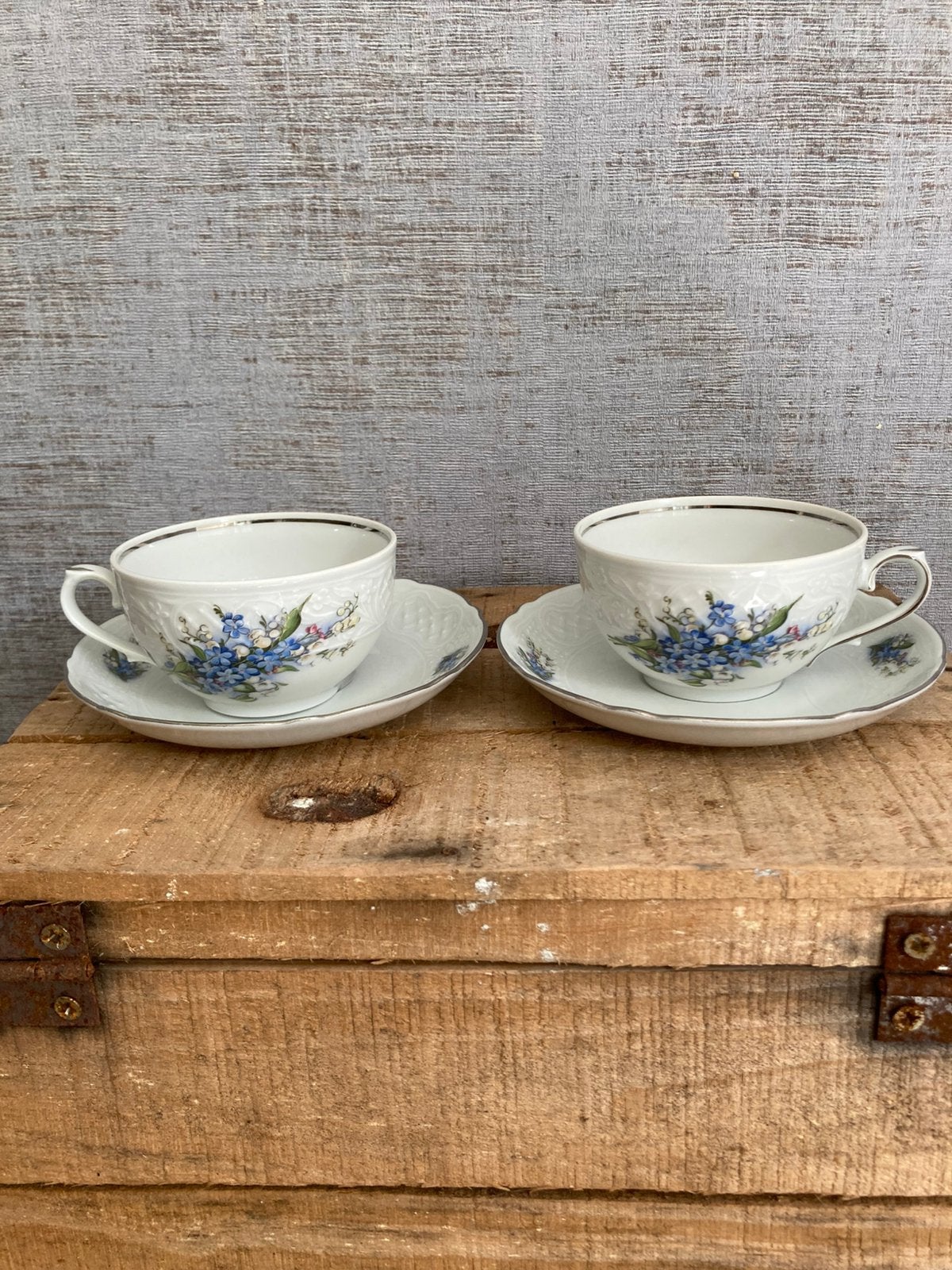 2 x kop en 3 x schotel SCHUMANN Germany, Ophalen of Verzenden