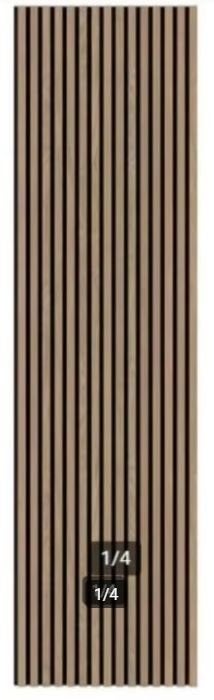 Wandpaneel Wandpanelen Bruin 270x60cm, Huis en Inrichting, Woonaccessoires | Wanddecoraties, Ophalen of Verzenden, Nieuw