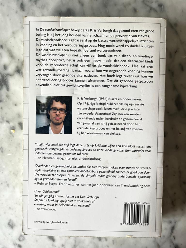 De Voedselzandloper: Over afvallen en langer jong blijven, Ophalen of Verzenden, Gelezen, Dieet en Voeding