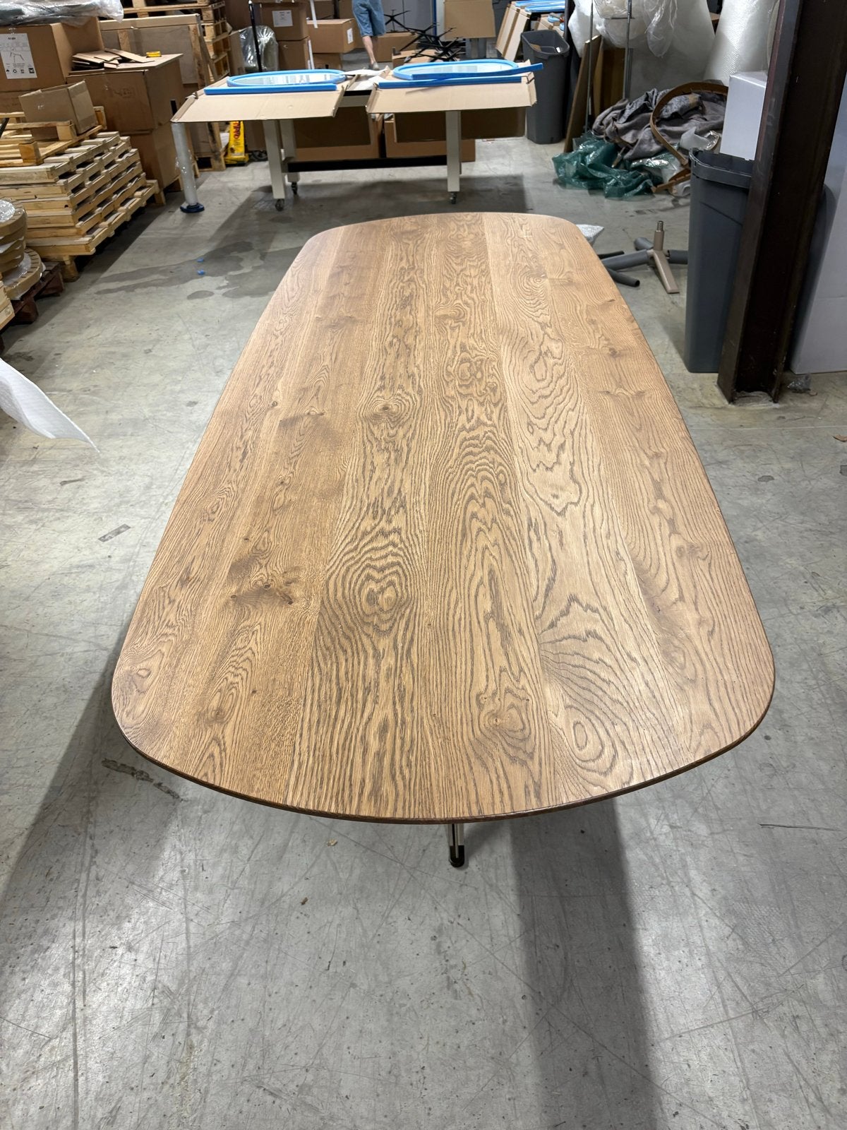 Eettafel Dyyk - 240x90cm - Tabacco Light - anodic, Huis en Inrichting, Tafels | Eettafels, Ophalen, Dyyk, 200 cm of meer, 50 tot 100 cm