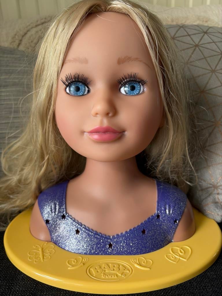 Baby Born Kaphoofd - Stylinghoofd met Blond Haar, Ophalen, Gebruikt
