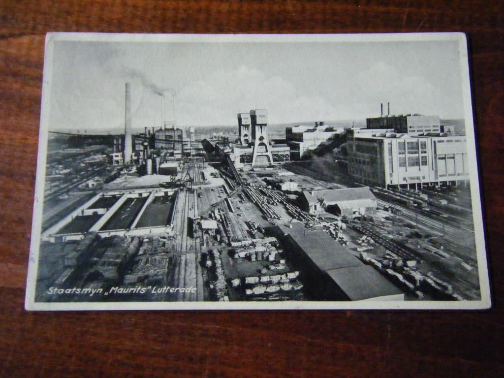 R35 - Lutterade - Staatsmijn Maurits - Mooi/Oud, Ophalen of Verzenden, 1940 tot 1960, Limburg