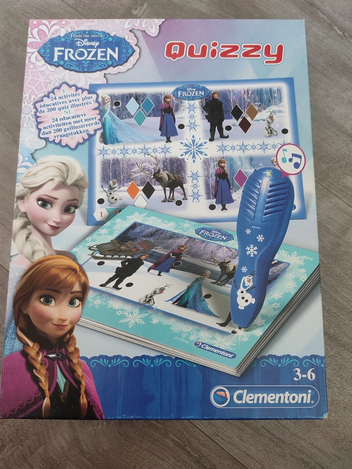 Clementoni Disney Frozen Quizzy Educatief Spel, Kinderen en Baby's, Speelgoed | Educatief en Creatief, Ophalen of Verzenden, Zo goed als nieuw