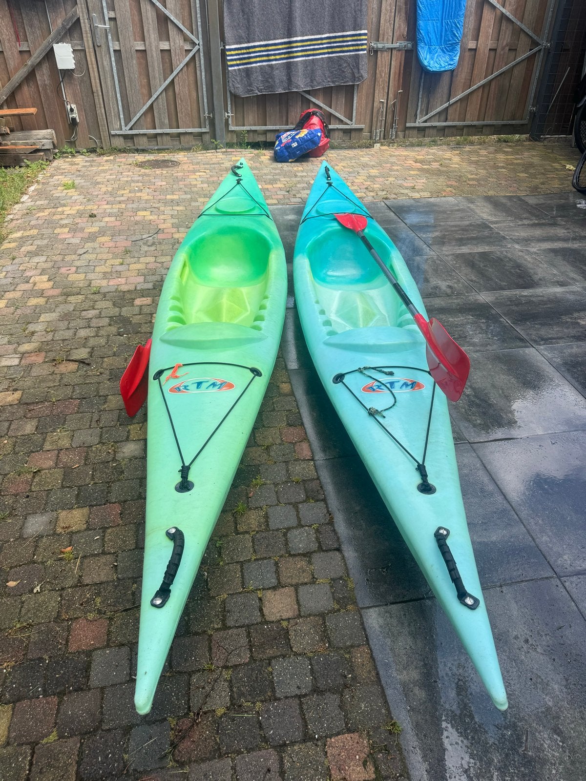 RTM Sit-on-Top Kano's met peddels - Stabiel en Waterdicht, Watersport en Boten, Gebruikt, Eén persoon, Met peddels, Kajak