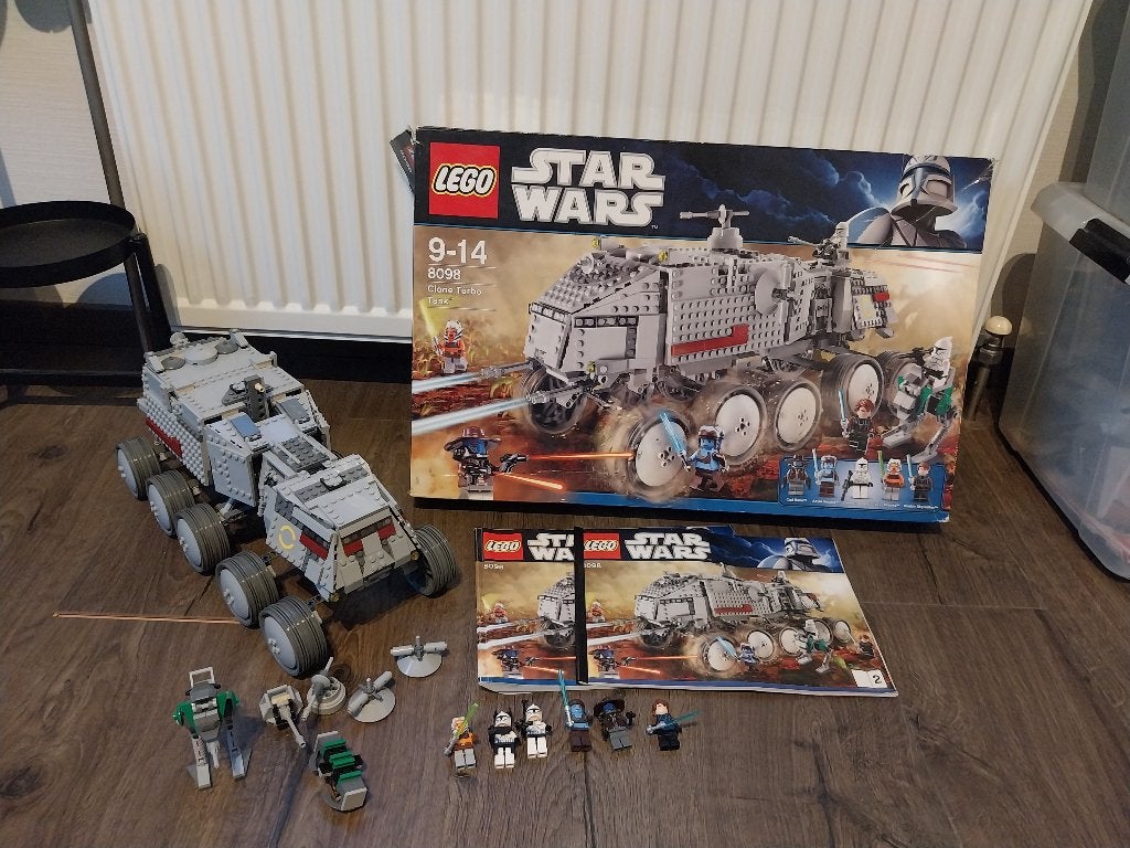 lego star wars Clone turbo tank 8098, Star Wars, Lego, Ophalen of Verzenden, Zo goed als nieuw