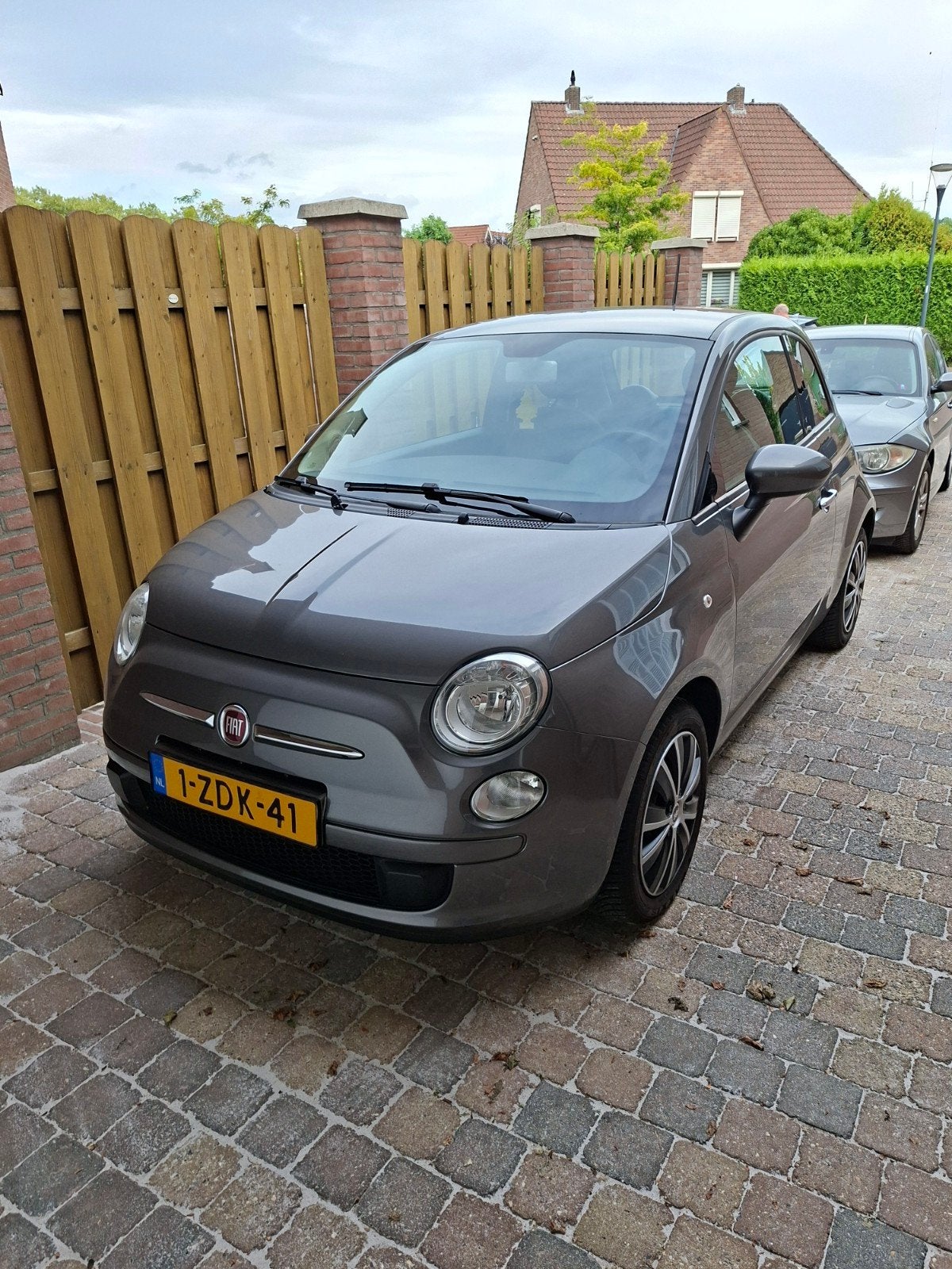 Fiat 500 0.9 Twinair C 2014 Grijs, Auto's, Voorwielaandrijving, 840 kg, Origineel Nederlands, Handgeschakeld