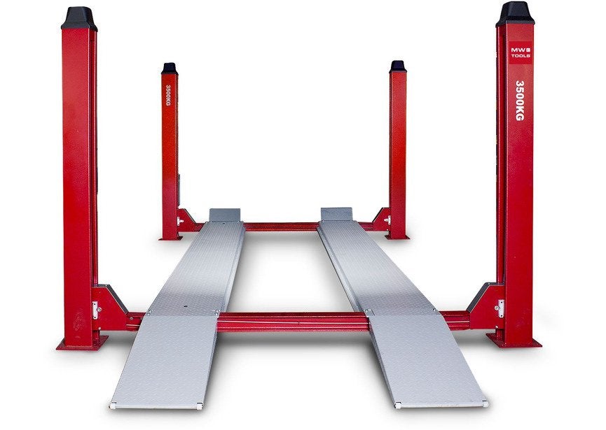 4-koloms hydraulische hefbrug 3,5T 230V MW Tools / Nieuw, Auto diversen, Autogereedschap, Ophalen, Nieuw