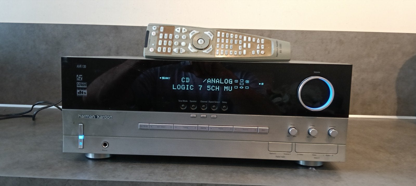 Harman Kardon versterker AVR 130 :€55, Tuner of Radio, Losse componenten, Zo goed als nieuw, Ophalen