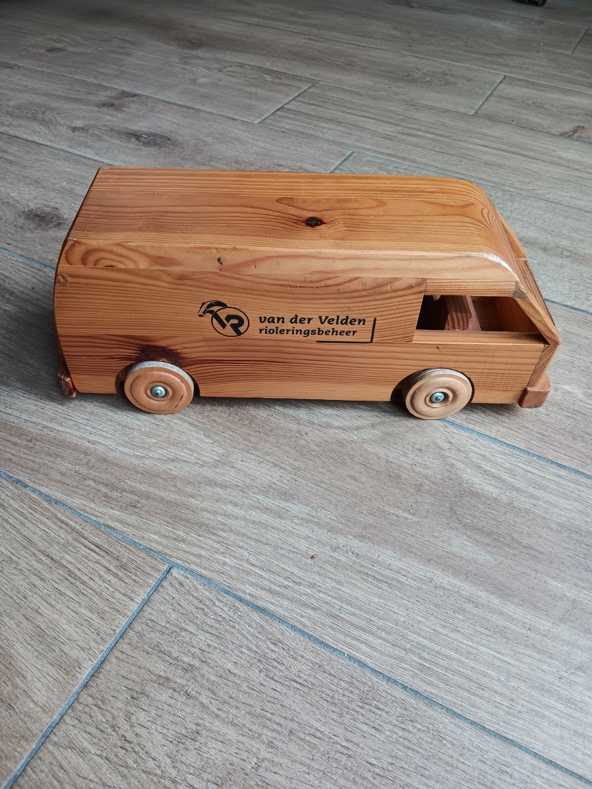Houten autobus / vrachtwagen, Ophalen of Verzenden, Gebruikt