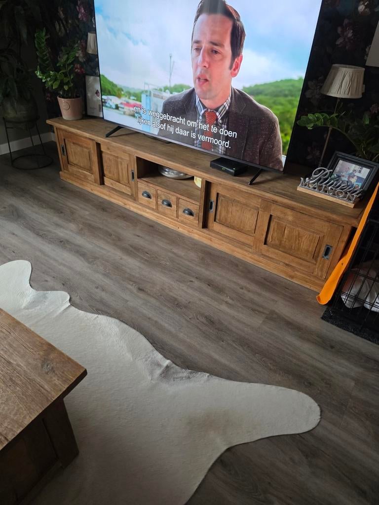 Tv kast teak, Ophalen