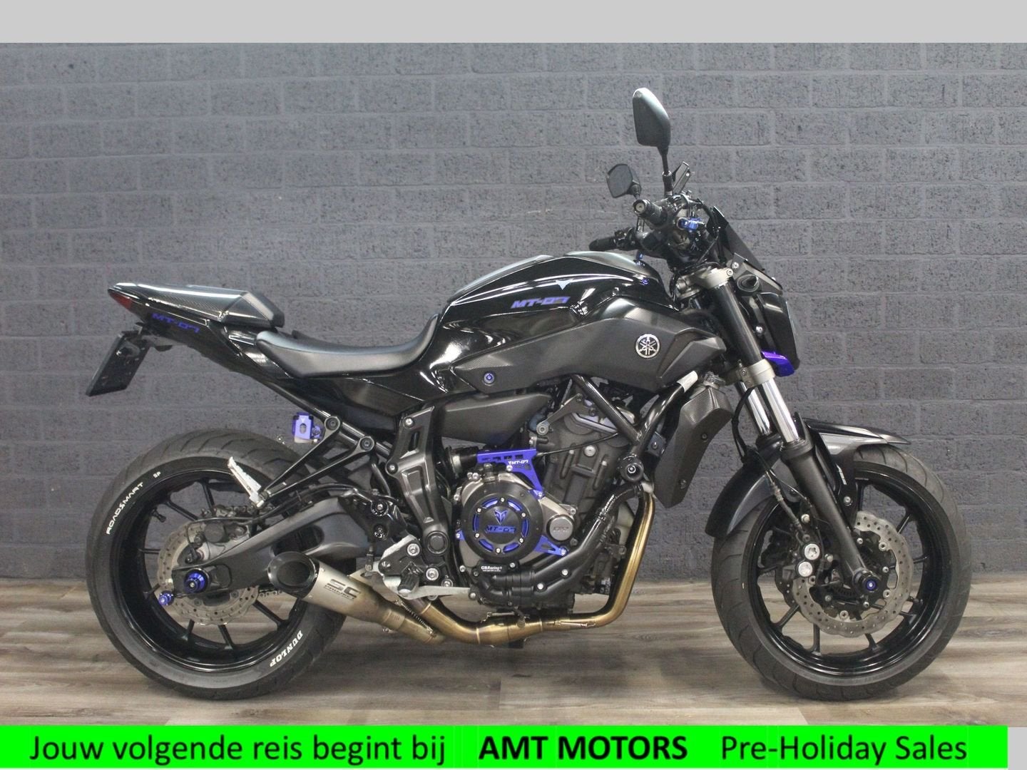 YAMAHA MT 07 ABS (bj 2017) 35,444 km SC-Project 35KW A2 mog., Motoren, Motoren | Yamaha, 2 cilinders, Bedrijf, Onbekend, YAMAHA