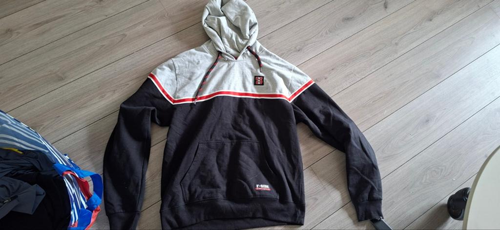 Ajax trui XXL - Comfortabele hoodie met clubkleuren, Zwart, Overige maten, Ophalen of Verzenden, Zo goed als nieuw