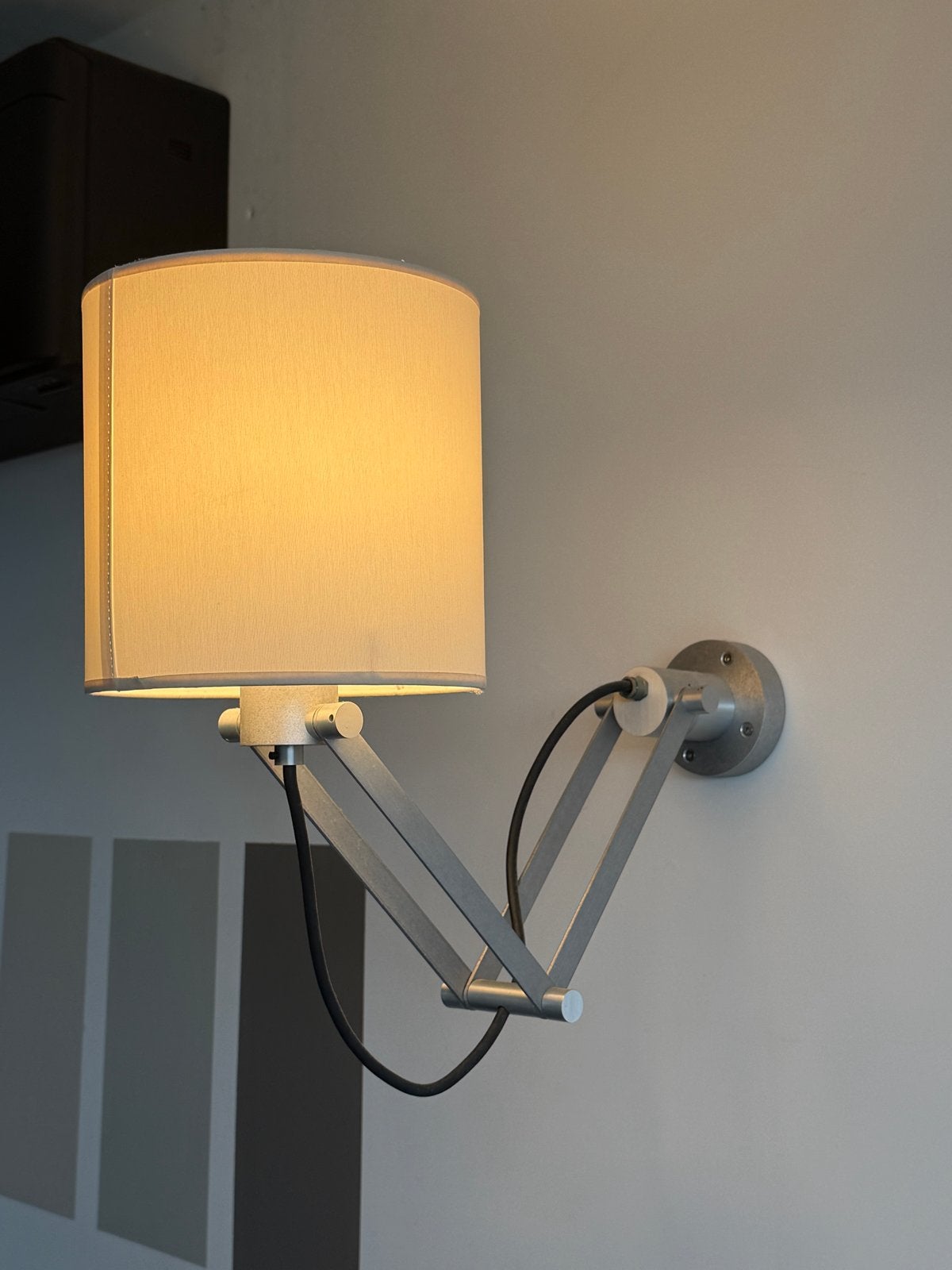 2x Modular Nomad Minimal Wandlamp - Stijlvol & Verstelbaar, Ophalen, Grijs, E27 (groot), Overige merken