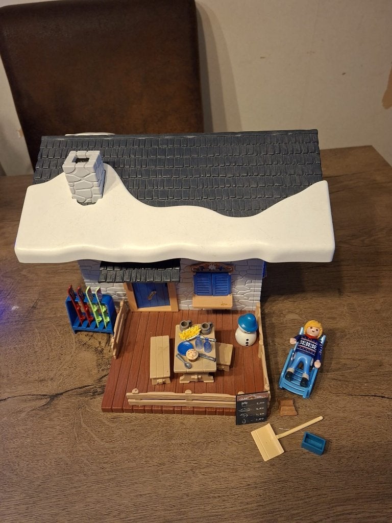Playmobil 9280 : Skihut !!, Ophalen of Verzenden, Gebruikt, Losse onderdelen