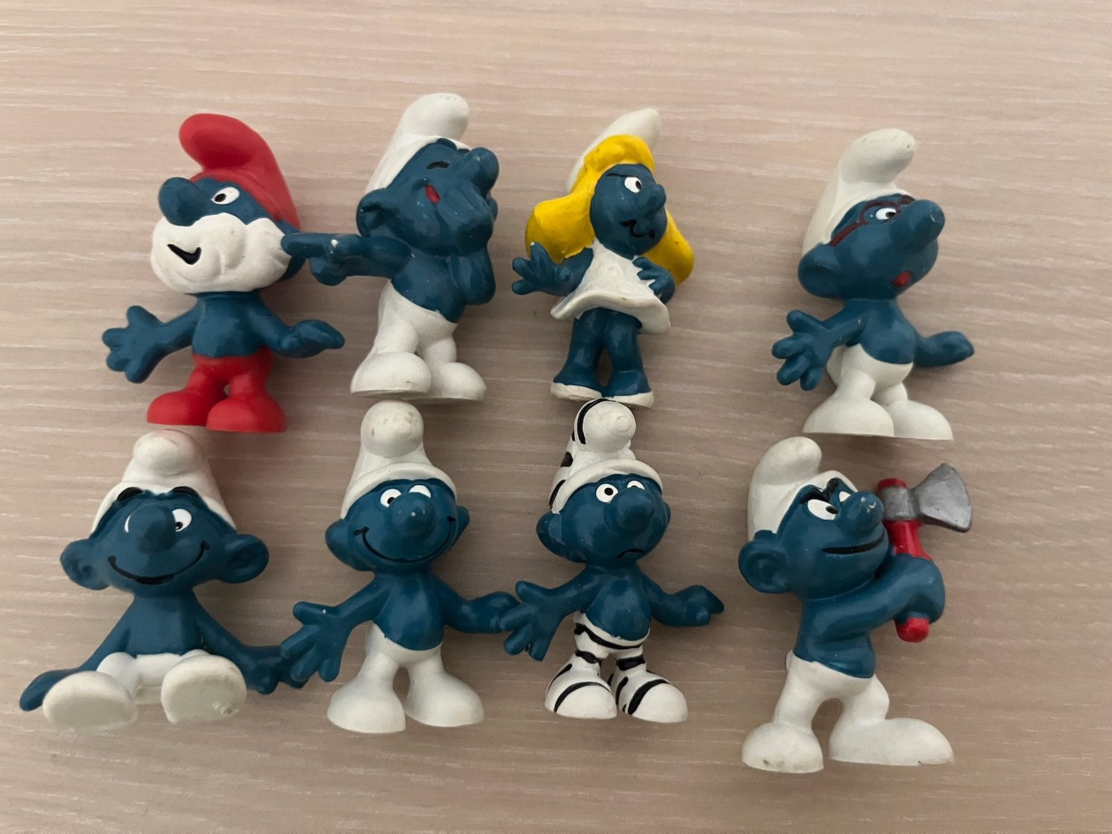 Smurfen origineel jaren 70, Verzamelen, Ophalen of Verzenden, Gebruikt, Verschillende Smurfen, Poppetje, Figuurtje of Knuffel