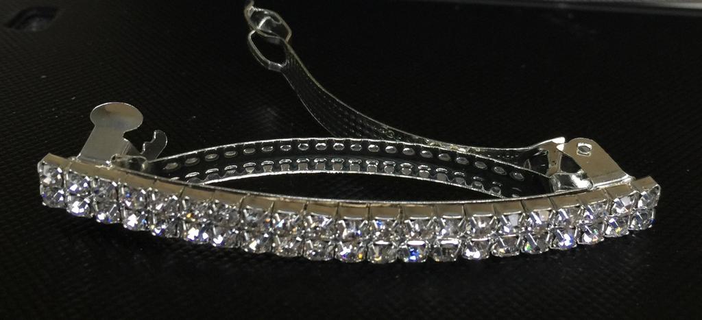 Prachtige lange haarspeld vol met fijne strass, Haarspeld, Ophalen of Verzenden, Sieraadspecialist, Nvt