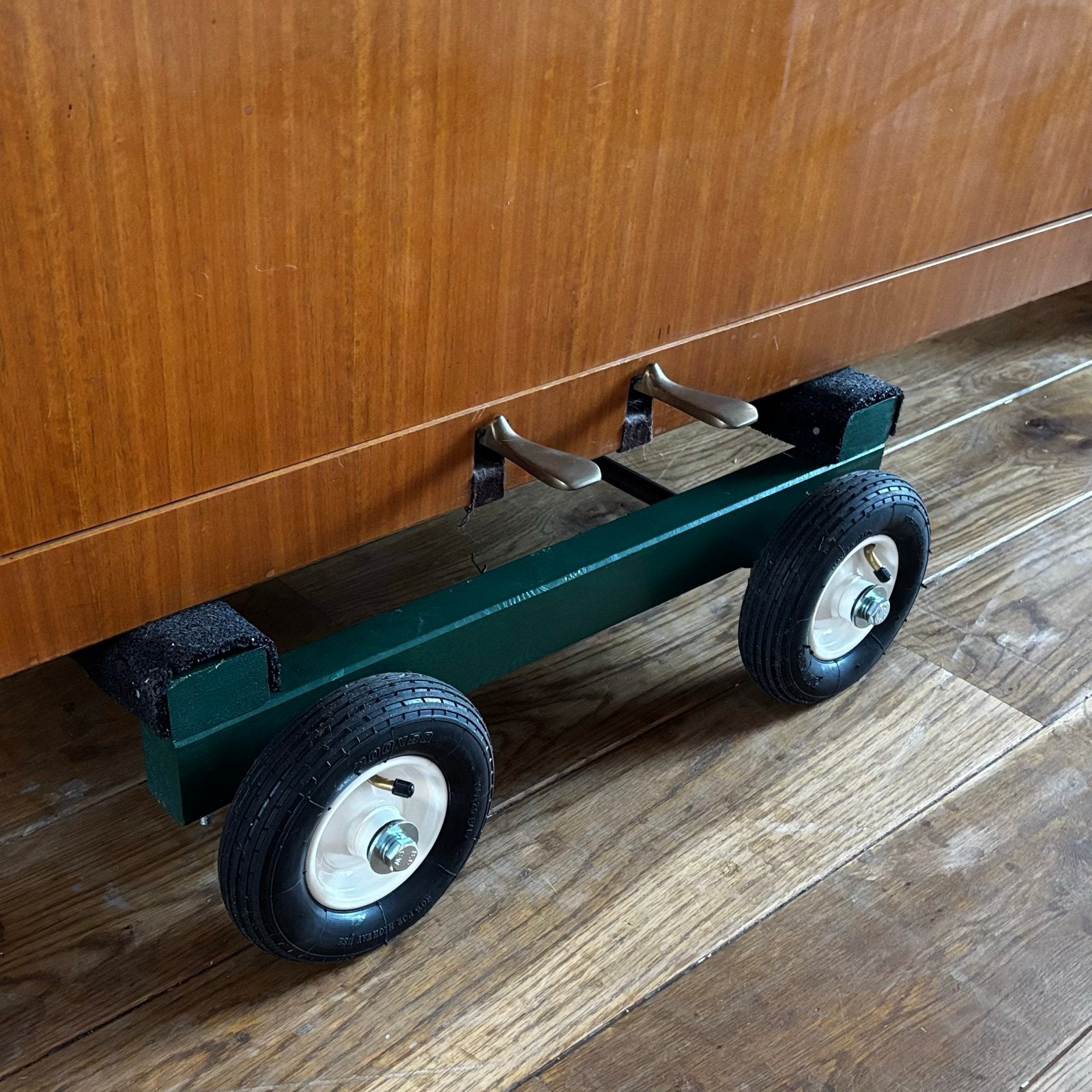 Pianokar (piano transport, roller, trolley, hondje, dolly), Ophalen of Verzenden, Gebruikt, Overige kleuren, Overige typen