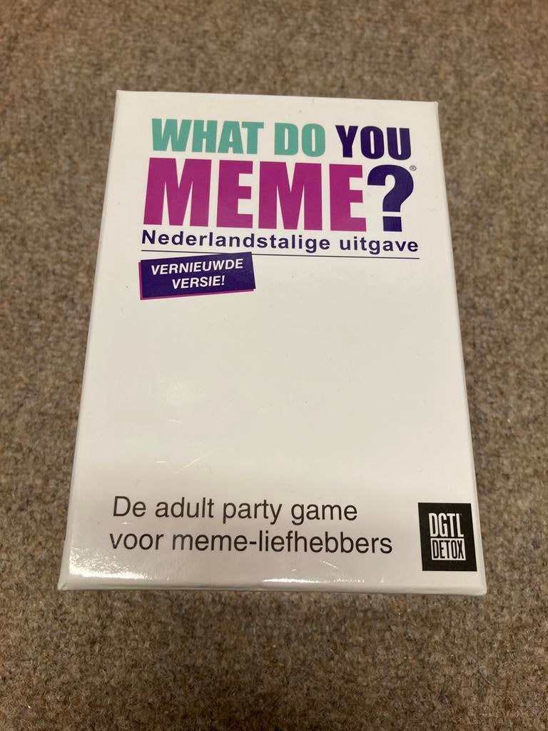 What do you meme NL, Ophalen of Verzenden, Zo goed als nieuw
