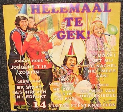 Helemaal te gek – 14 Vlotte Feestknallers 1965 LP2061, Gebruikt, Ophalen of Verzenden, Levenslied of Smartlap, 12 inch