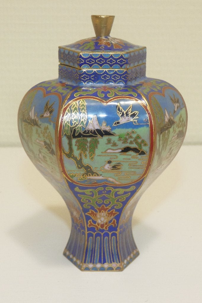 Cloisonné vaasje [1781-A], Ophalen of Verzenden