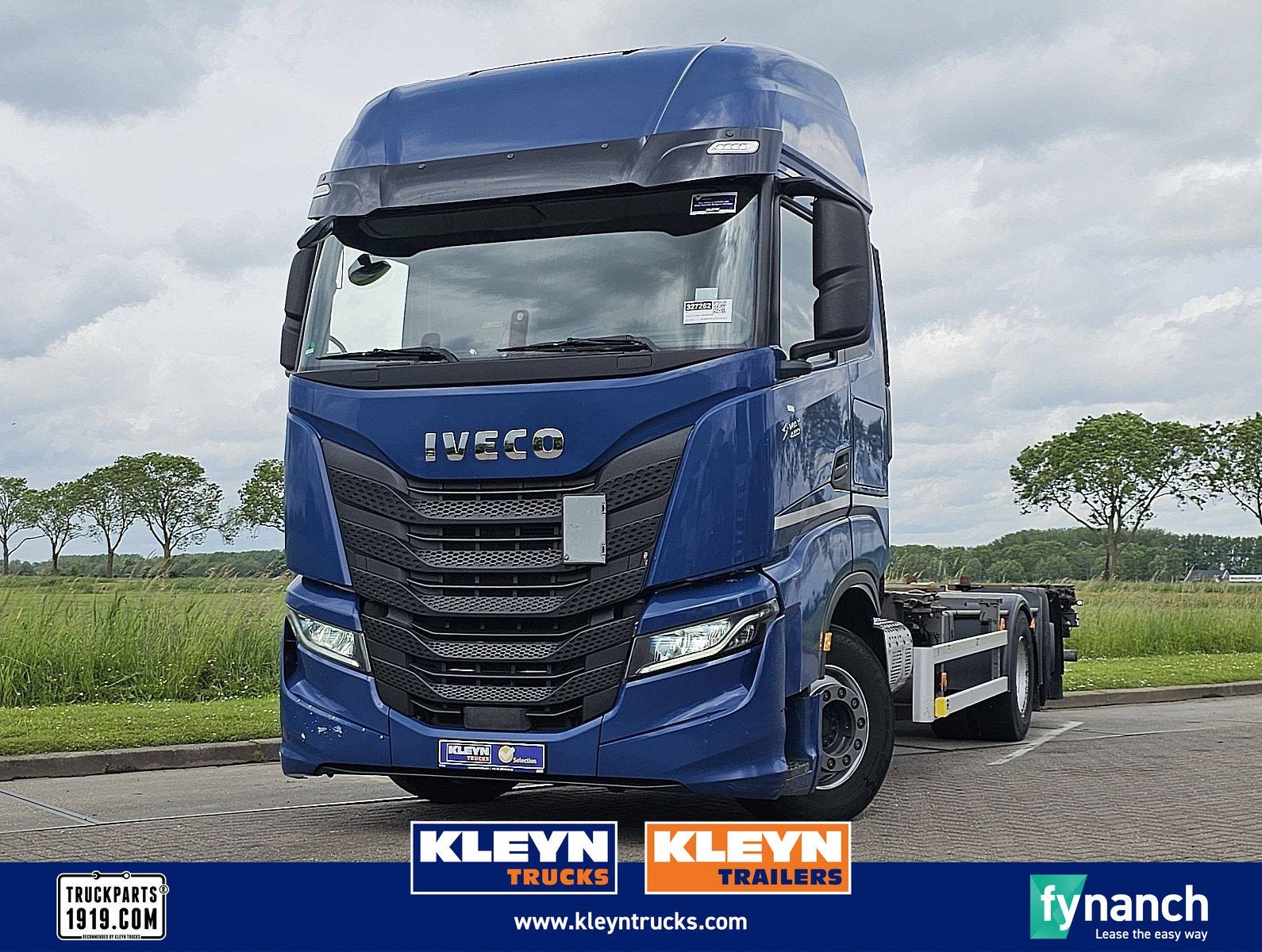 IVECO S-WAY AS260S48 6x2 steer intarder, Automaat, Euro 6, Iveco, Blauw