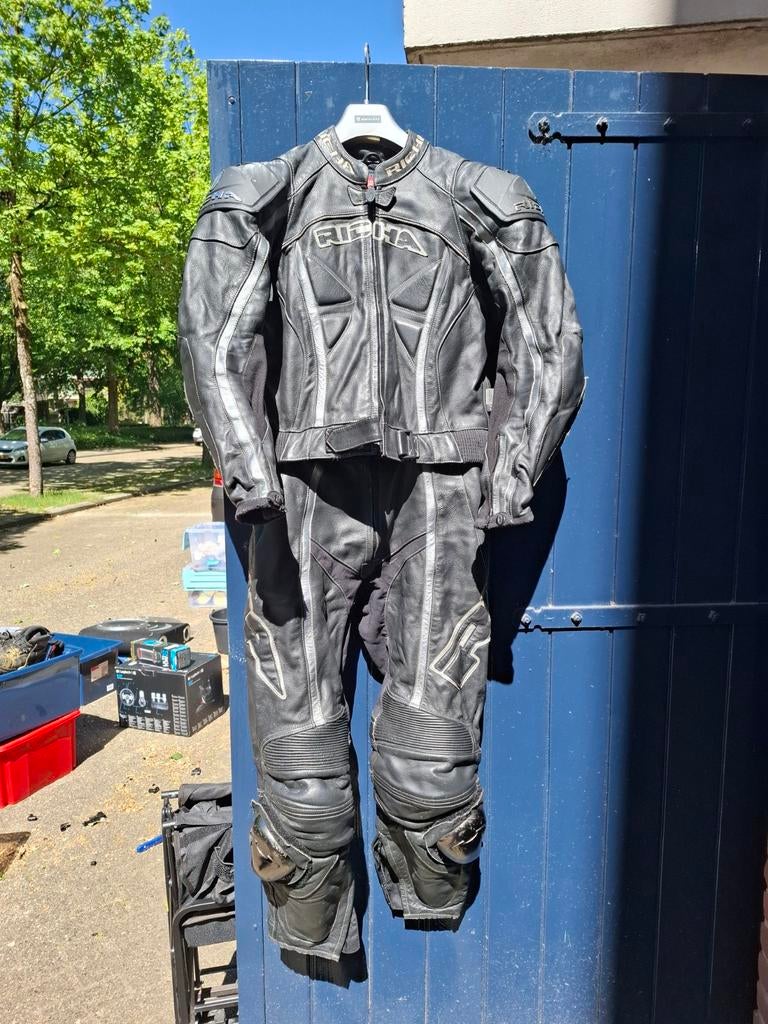 Richa 2-delige leren damespak - (jas en broek), Motoren, Ophalen, Combipak, Richa, Dames