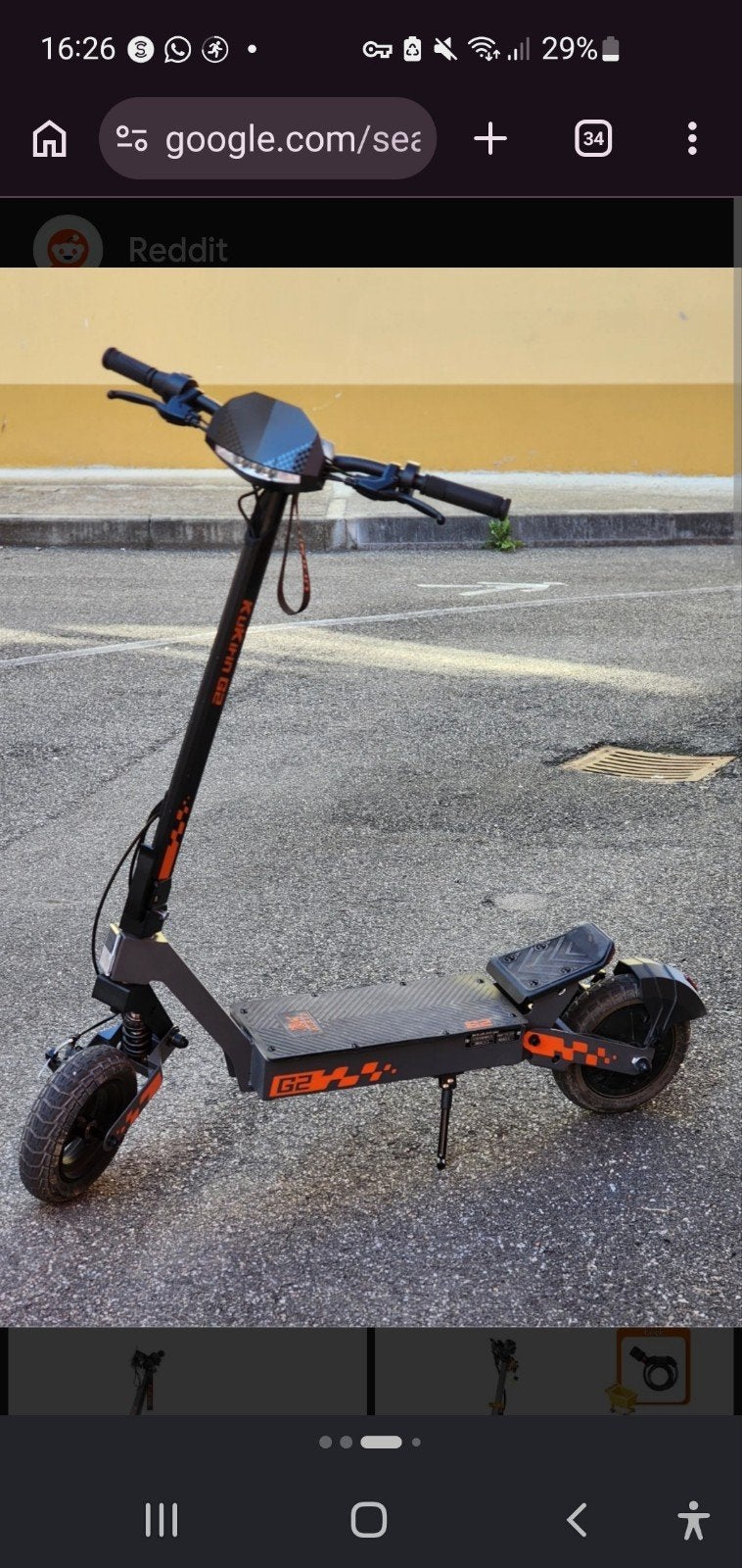 kukirin gezocht, Fietsen en Brommers, Ophalen of Verzenden, Gebruikt, Elektrische step (E-scooter), Kugoo Kirin