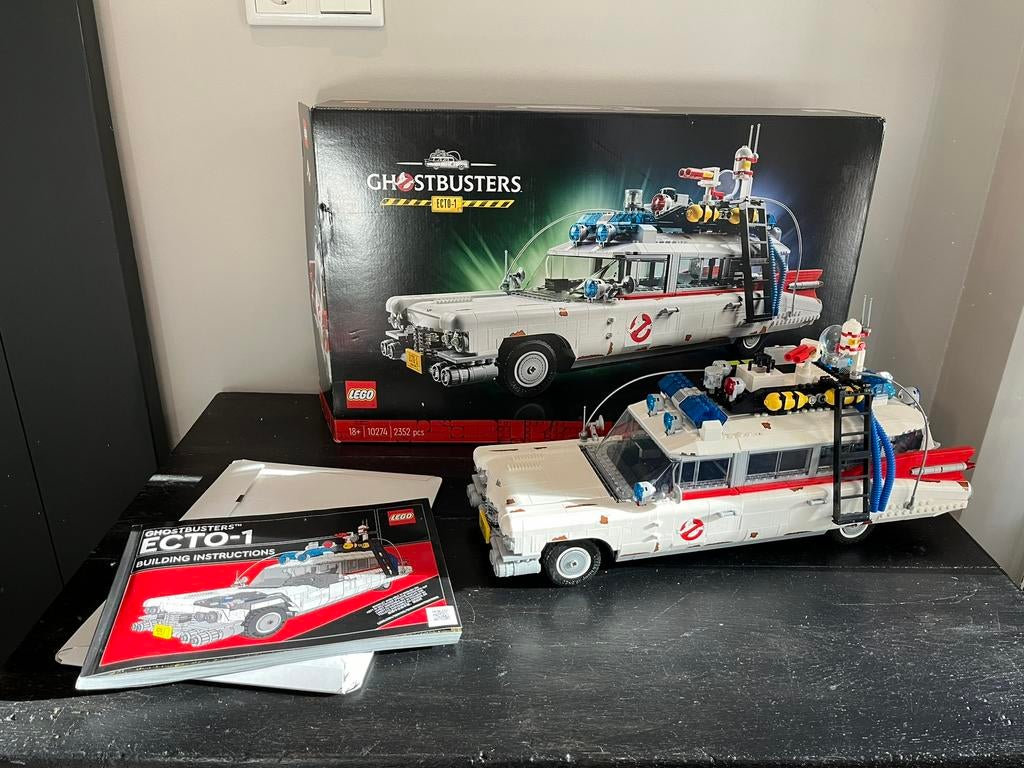 Lego icons 10274 Ghostbuster Ecto-1, Kinderen en Baby's, Speelgoed | Duplo en Lego, Ophalen, Zo goed als nieuw, Complete set, Lego