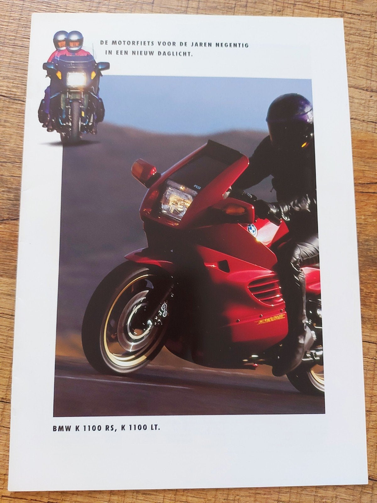 Bmw K 1100 RS / K 1100 LT motorfiets folder 1992 NL, Ophalen of Verzenden, BMW