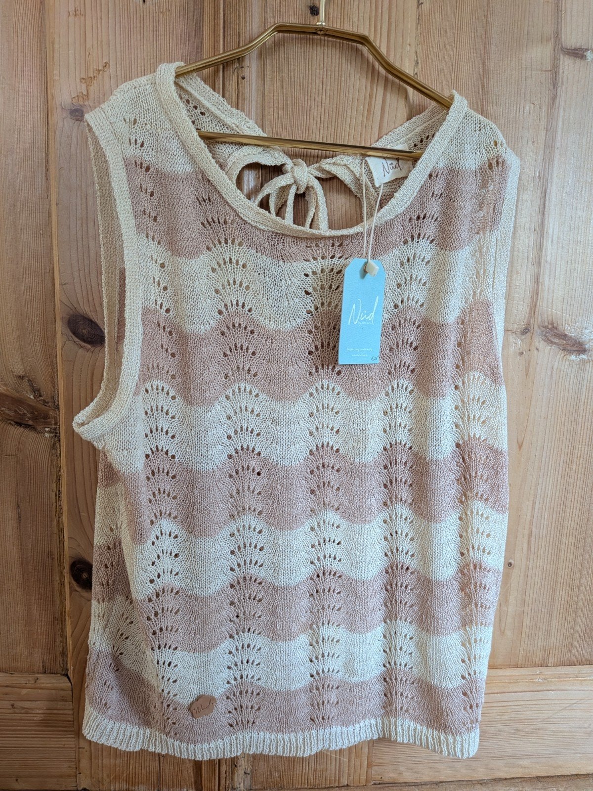 Nüd by Nekane knitted top, Kleding | Dames, Maat 38/40 (M), Beige, Nieuw, Ophalen of Verzenden