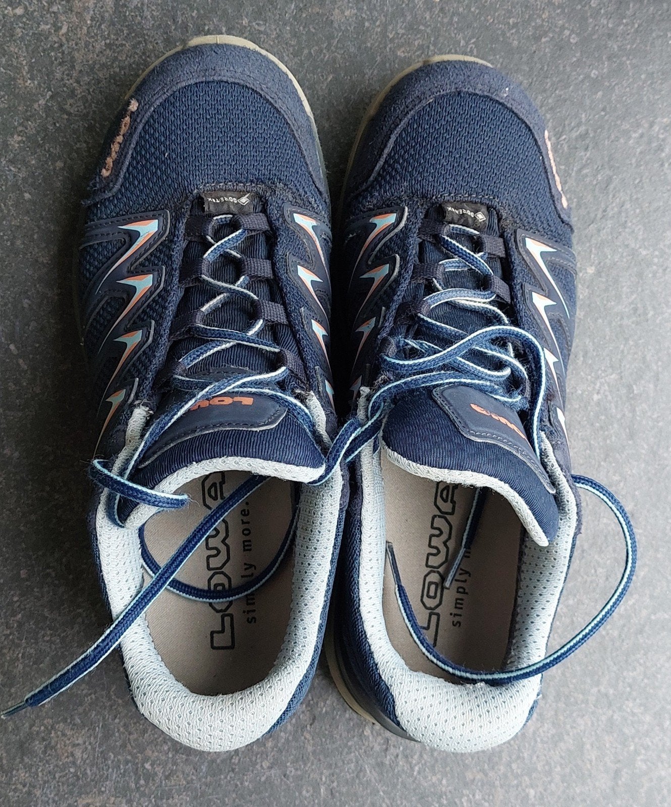 Lowa Innox Pro GTX LO WS wandelschoenen - Maat 39.5, Gedragen, Lowa, Blauw, Wandelschoenen