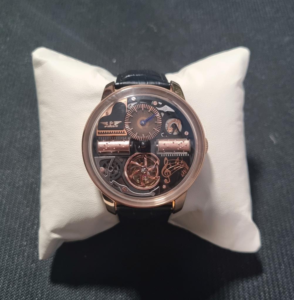 Jacob&Co Godfather Horloge - Pindu (Automatisch), Overige merken, Leer, Staal, Polshorloge