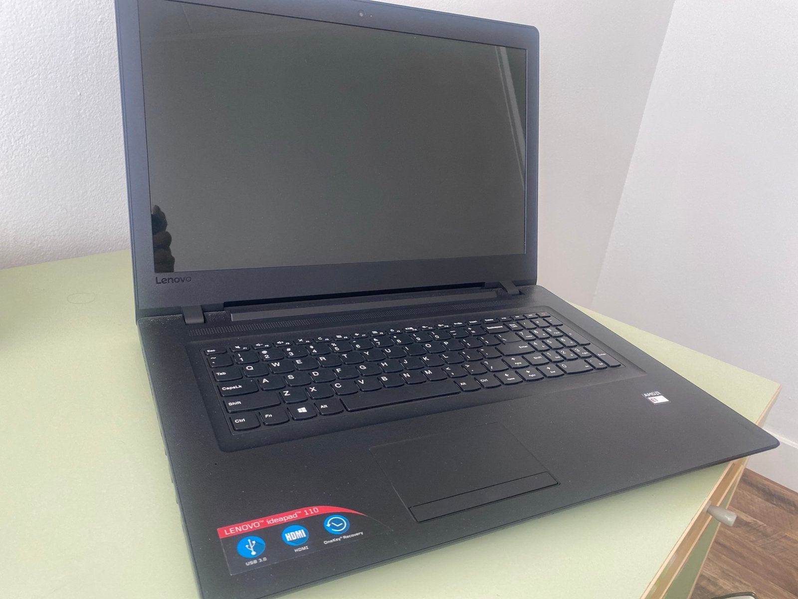 Lenovo Ideapad 110-17ACL Laptop - 17 inch, Ophalen, 2 tot 3 Ghz, Qwerty, Zo goed als nieuw
