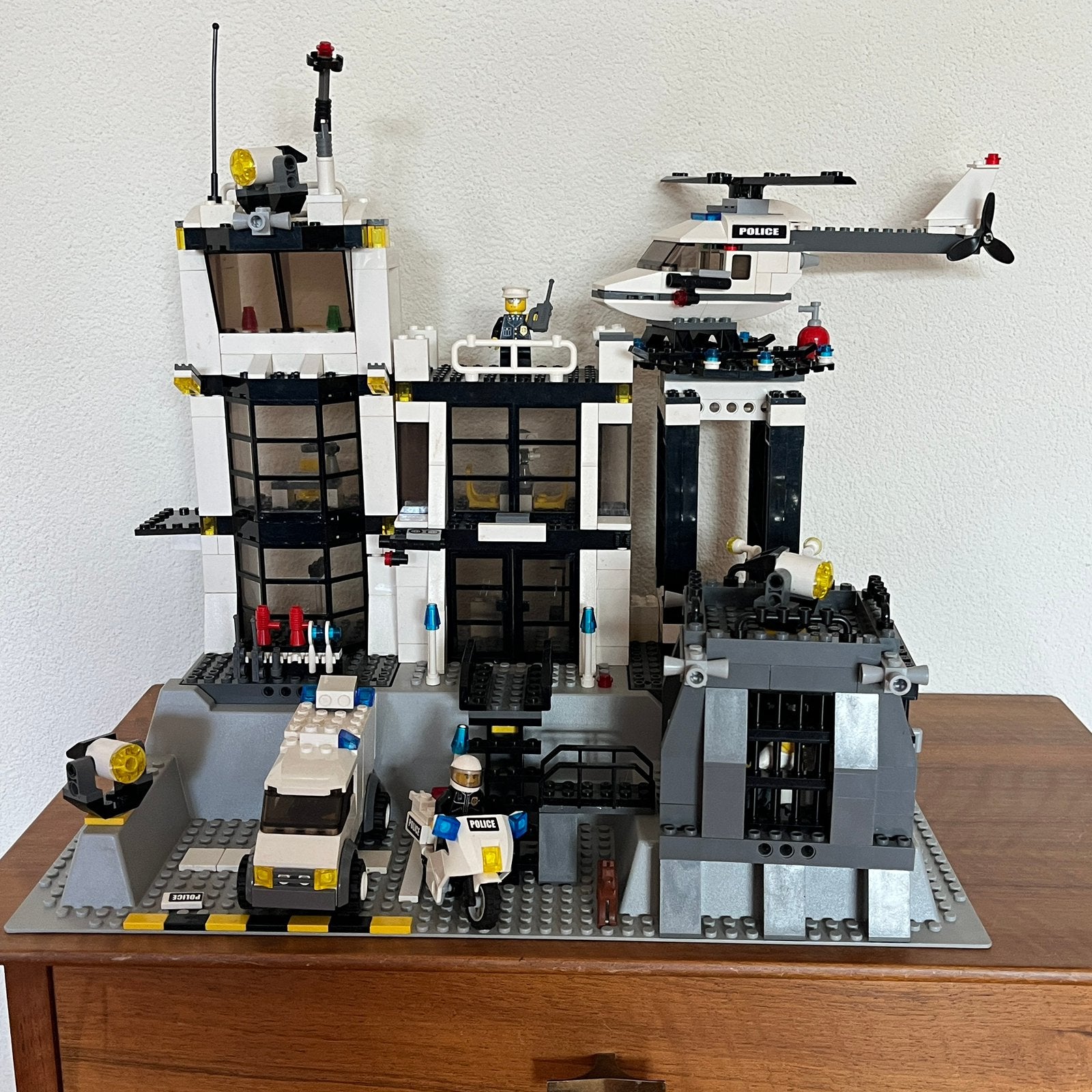 Vintage Lego City politiebureau 7237 - 2005, Lego, Ophalen of Verzenden, City, Gebruikt