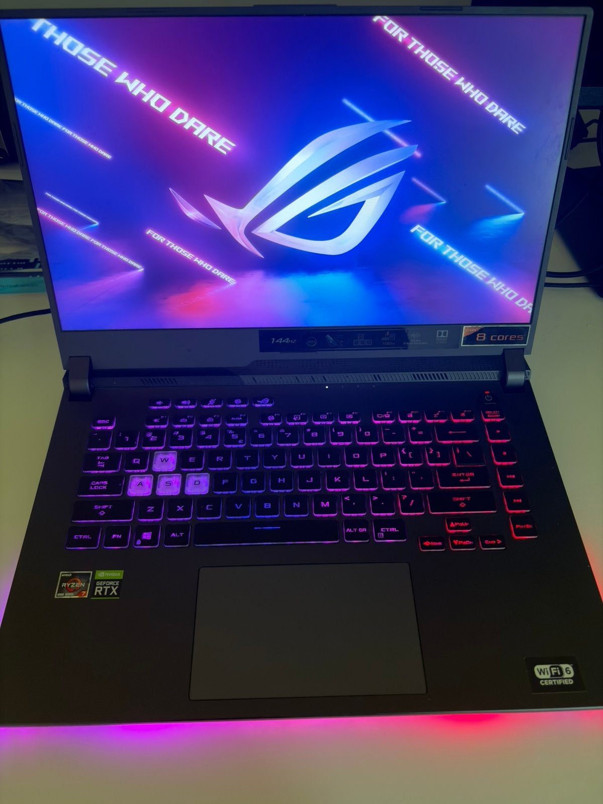 ASUS ROG Strix G15 G513IE | Ryzen 7 | RTX 3050 Ti | 16GB RAM, Met videokaart, Ophalen of Verzenden, Zo goed als nieuw, Gaming
