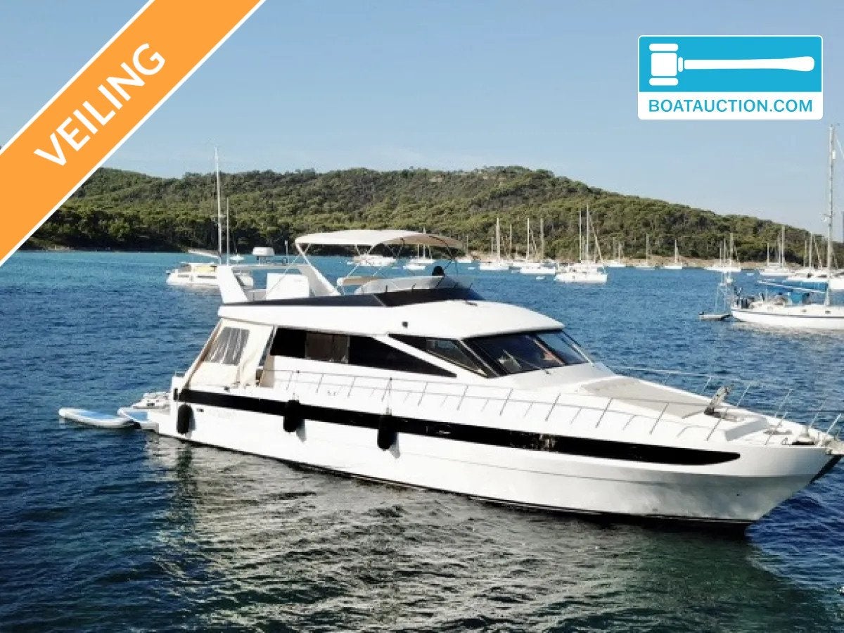 Piantoni 53 Flybridge nu in de online veiling., Overige merken, Gebruikt, Binnenboordmotor, Diesel