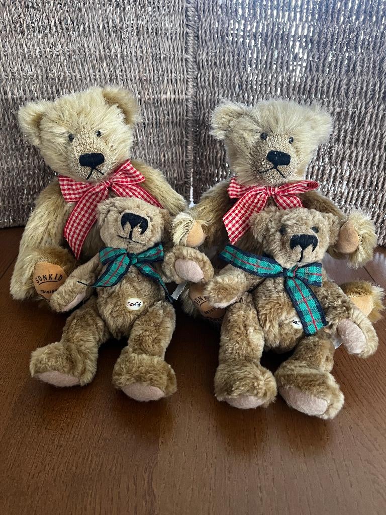Sunkid Teddy Beer familie, Verzenden, Nieuw, Stoffen beer, Overige merken