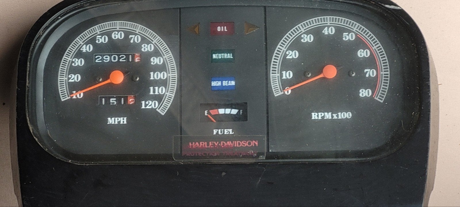 Harley-Davidson Dashboard / Instrumentenpaneel Jaren 90 FLHS, Ophalen of Verzenden, Gebruikt