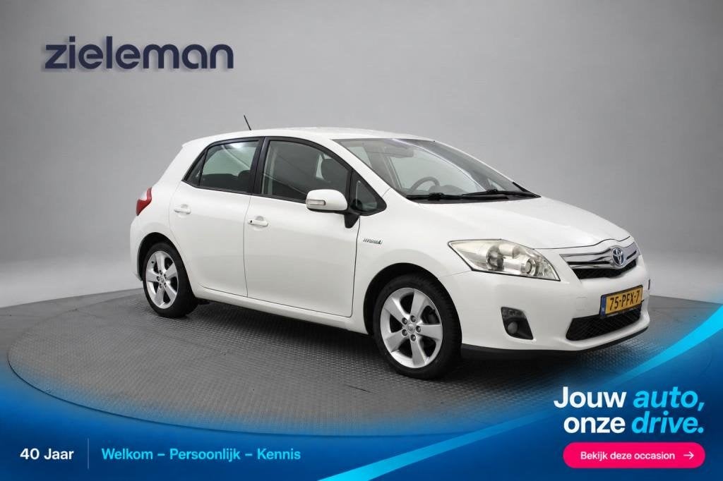 Toyota AURIS 1.8 Full Hybrid Dynamic - Navi, Camera, Crusie,, Auto's, Euro 5, Huisgarantie, 4 cilinders, Met garantie (alle)