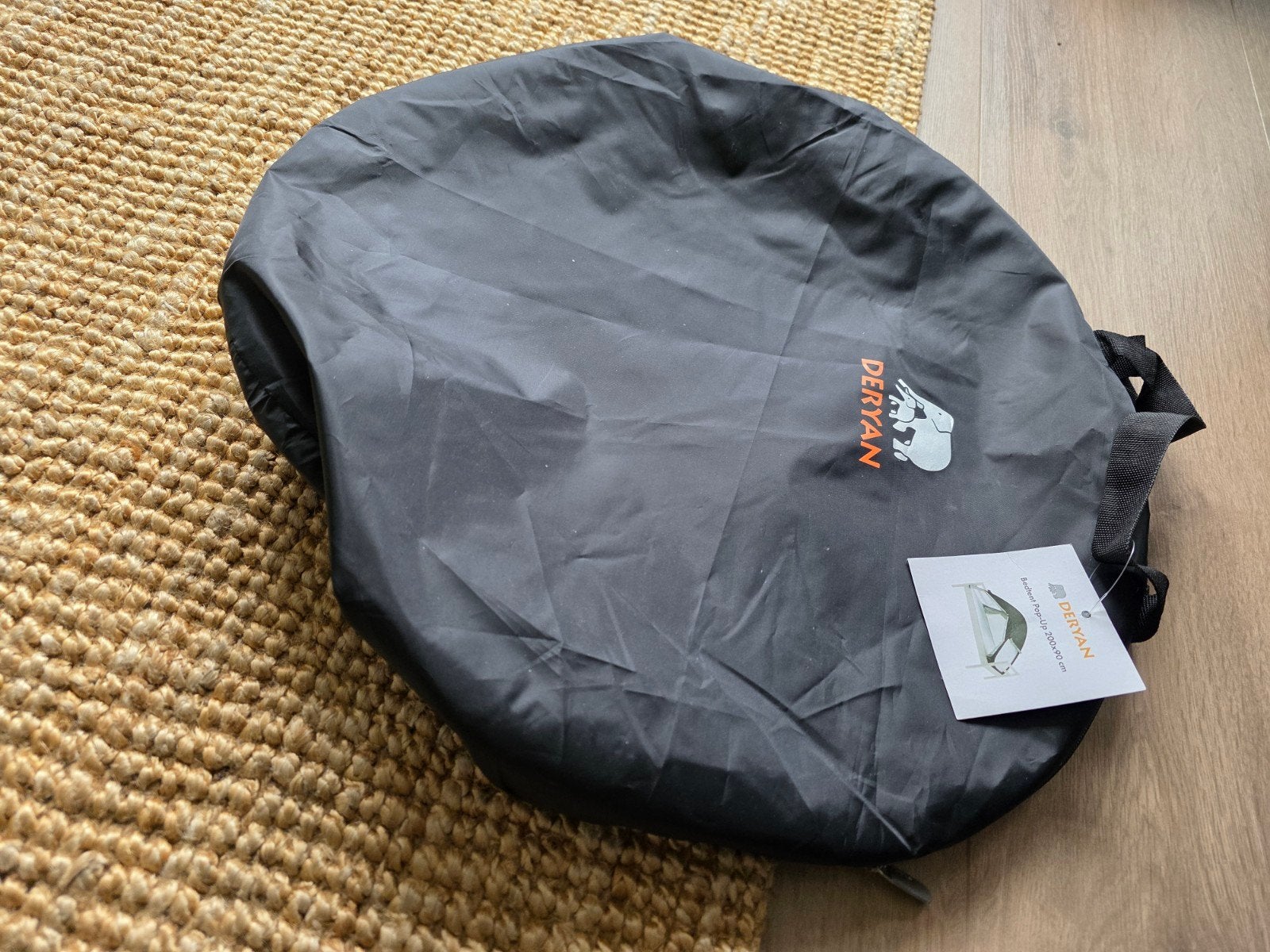 Deryan bedtent pop up  Zwart 200 x 90 cm, Ophalen of Verzenden, Zo goed als nieuw, Tot en met 2