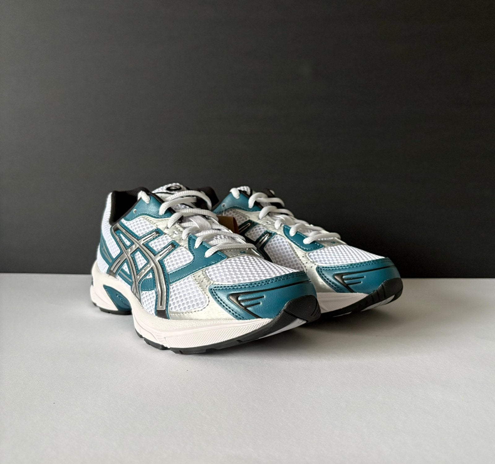 Asics Gel-1130 White/Restful Teal Maat 42, Verzenden, Wit, Nieuw, Sneakers of Gympen