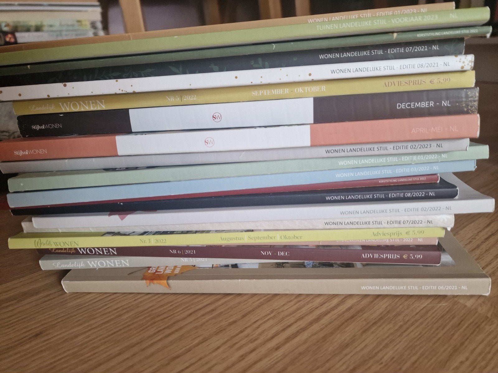 Diverse woontijdschriften, Boeken, Tijdschriften en Kranten, Ophalen, Zo goed als nieuw