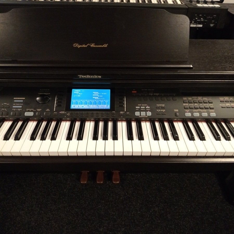 Technics SXPR602 Ritme Piano, Gebruikt, Zwart, Ophalen of Verzenden, Technics