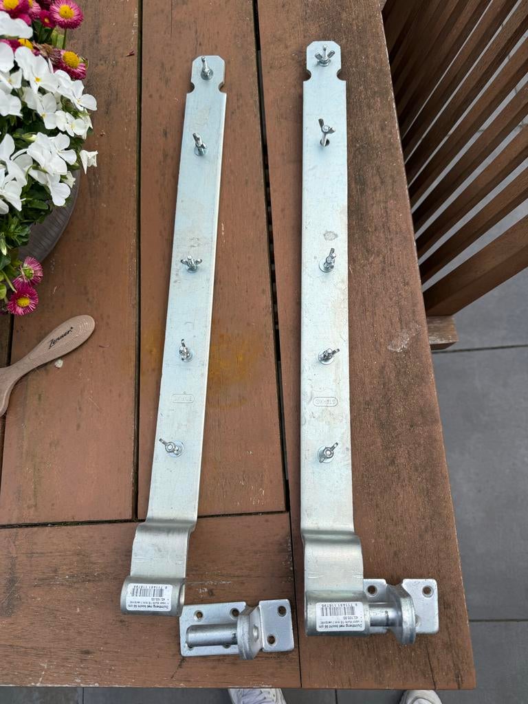 STARXO Duimheng met bocht 66 cm - Verzinkt, Ophalen, Zo goed als nieuw, IJzer, Scharnier