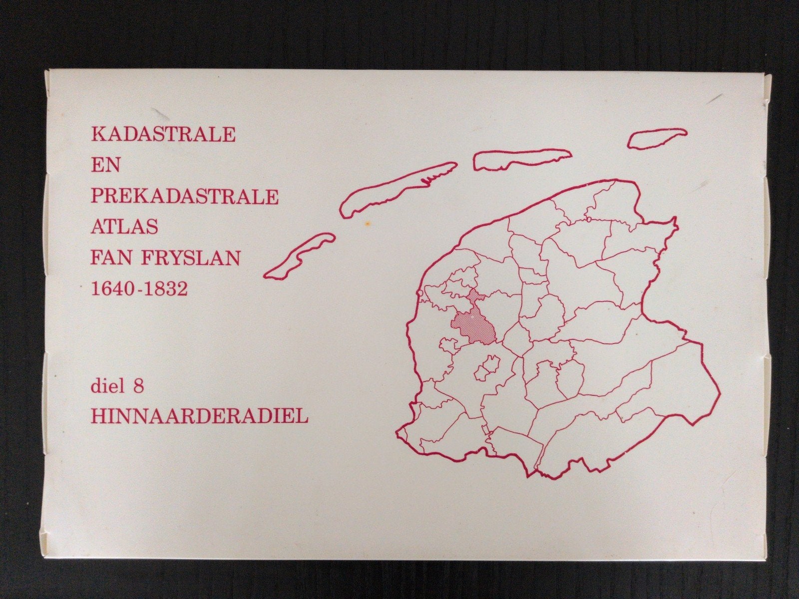 Kadastrale en Prekadastrale Atlas fan Fryslan 1640-1832, Boeken, Overige atlassen, Ophalen of Verzenden, 1800 tot 2000, Nederland