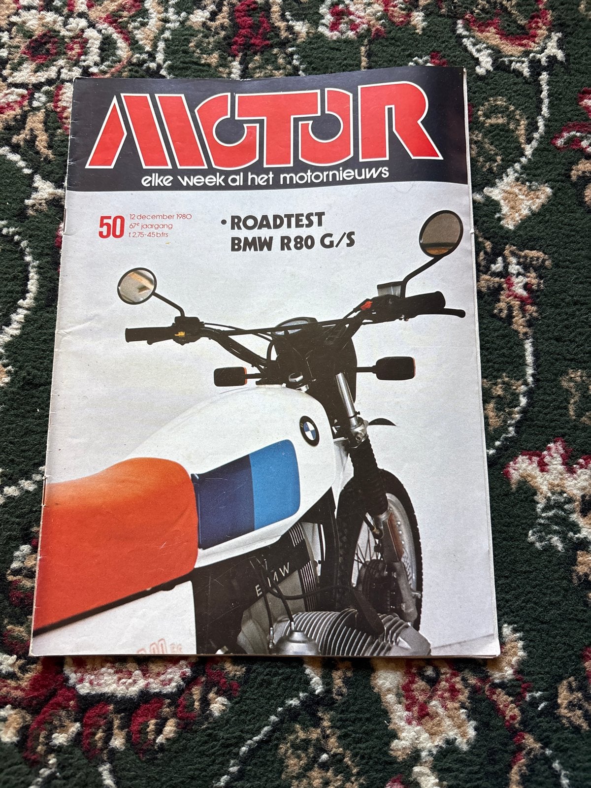 Motor Magazine - Roadtest BMW R80 G/S (1980), Ophalen of Verzenden, Gelezen, Algemeen