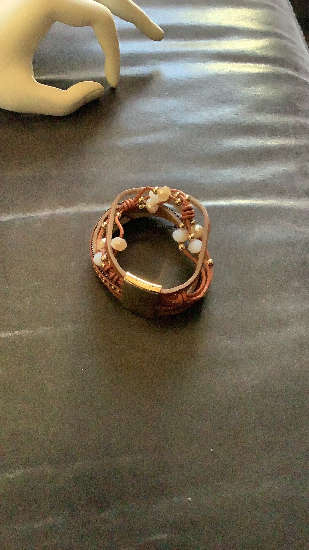 Magneet armband voor 0.99, Ophalen of Verzenden, Zo goed als nieuw, Zilver