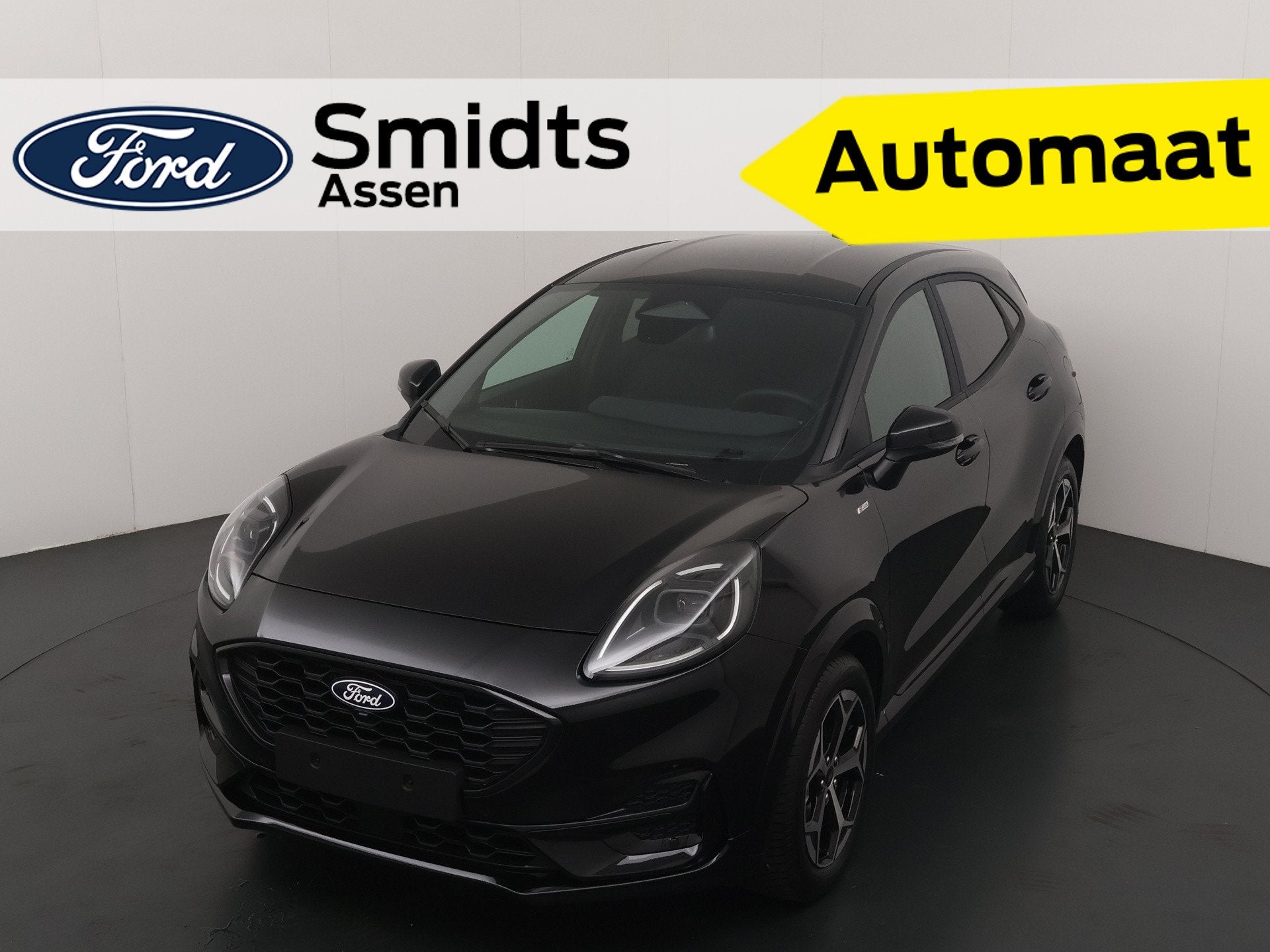 Ford Puma EcoBoost 125pk Hybrid ST-Line *GRATIS AUTOMAAT * A, Auto's, Stof, Puma, Zwart, Bedrijf